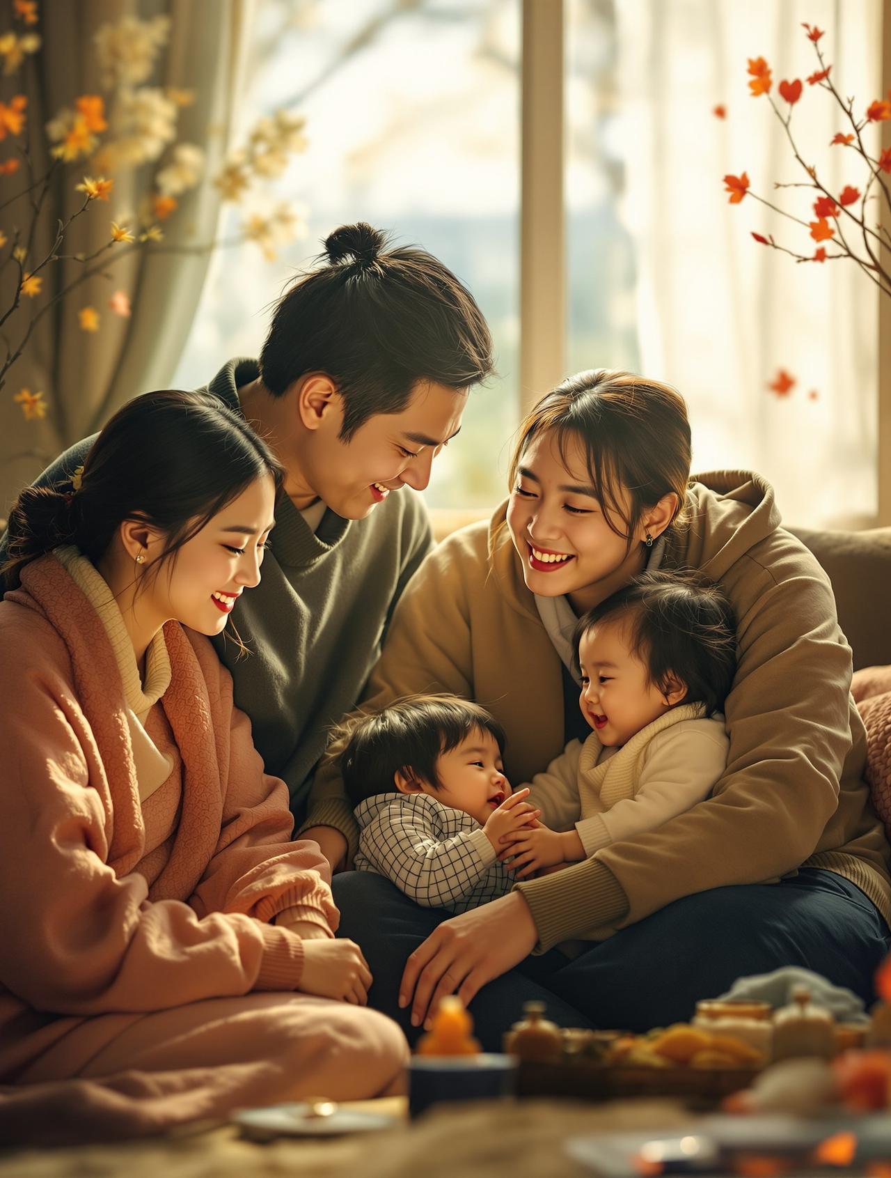 百灵短剧作品《灯火可亲》海报 - 家庭伦理题材短剧